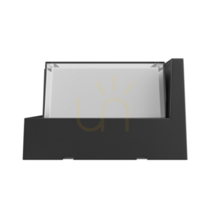 Outdoor wall lamp Verto Square Edge 10W CCT 230V 160/120 St IP65 160 X160 X100mm Black. small 2
