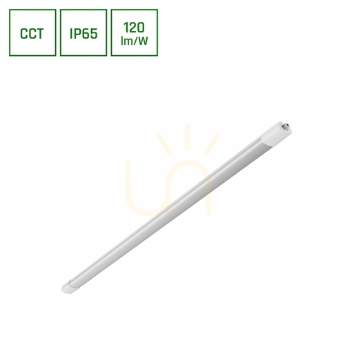 Check LIMEA SELECT Hermetic Light Bar 1200mm 36W 3 CCT 230V 120 St IP65 36×46×1200 White