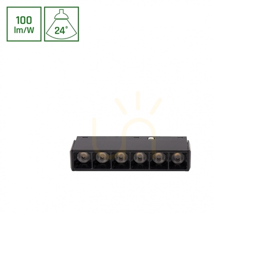 Check System Shift Basic Grid Xs Linear Light 110mm 6W 4000 K Black.