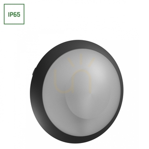 Plafond Nymphea Omni Black E27 230V IP65 Ik08 Fi300 X90mm Black Round. small 0