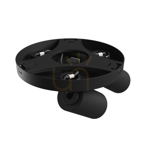 Check MADARA Altro Round spotlight 3x GU10 230V IP20 220 X134mm Black