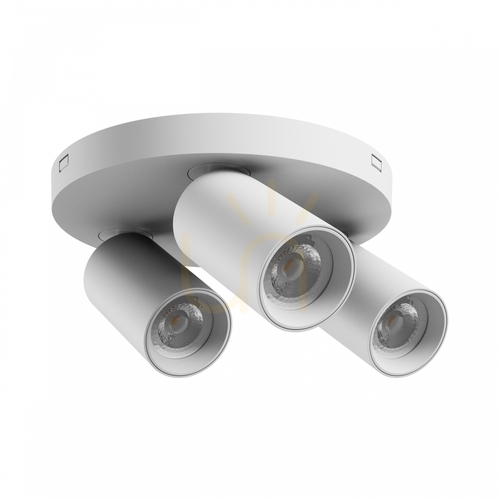 Check MADARA Altro Round spotlight 3x GU10 230V IP20 220 X134mm White