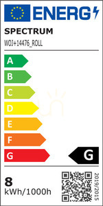 LED Strip Cob 24V 528 15 W/M 1340lm/M NW 10mm IP20 5 Years 5m Roll small 3