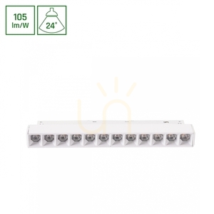 System Shift Basic Grid S Linear Light Fixture 220mm 12W 2700 K White small 1