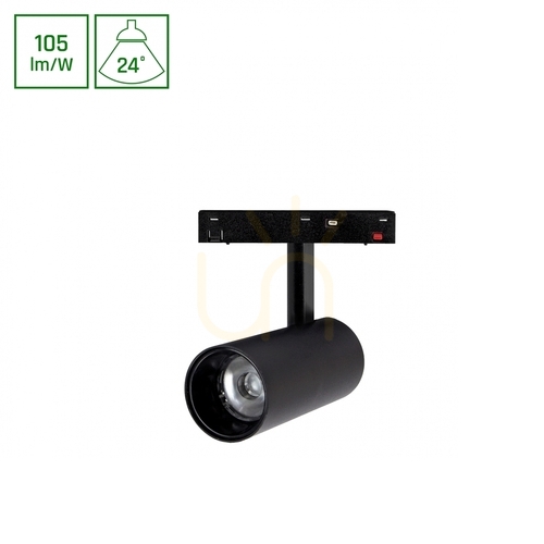 Check Spotlight for Busbar System Shift Basic Spotm Directional luminaire 50 X110 X170mm 12W 2700 K Black