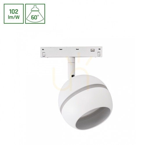 Check System Shift Basic Globe Ring Light Fixture 90mm 10W 2700 K White