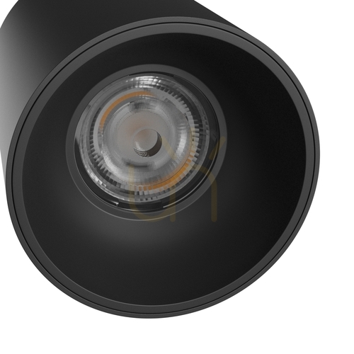Check Downlight ORBITO Surface-mounted 14 27W WW 230V 40 St IP44 Ugr<19 Ra90 Fi115 X152mm Black Round 5 Years