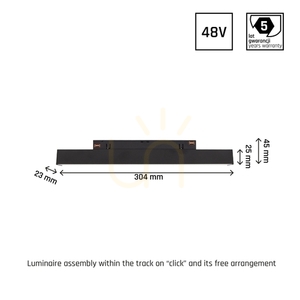 System Shift Smart Line S Linear Light Fixture 304x23x42mm 8W 100st Black CCT/Dim 5 Years Warranty. 7 System Shift Smart Line S Linear Light Fixture 304x23x42mm 8W 100st Black CCT/Dim 5 Years Warranty. small 7