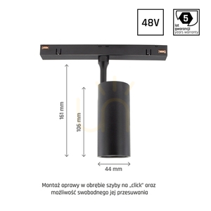 Spotlight for Busbars System Shift Smart Spotm Directional luminaire 44x100x145mm 10W 24st Black CCT/Dim 5 Years Warranty. 6 Spotlight for Busbars System Shift Smart Spotm Directional luminaire 44x100x145mm 10W 24st Black CCT/Dim 5 Years Warranty. small 6