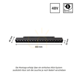 System Shift Smart Gridm Linear Light 330x23x42mm 17W 40st Black CCT/Dim 5 Years Warranty. small 4