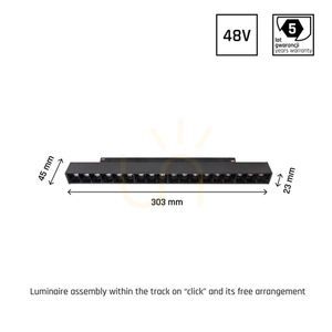 System Shift Smart Gridm Linear Light 330x23x42mm 17W 40st Black CCT/Dim 5 Years Warranty. small 7