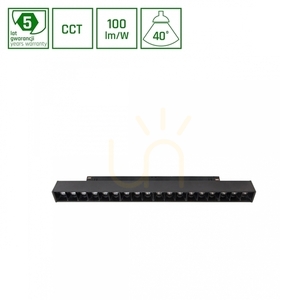 System Shift Smart Gridm Linear Light 330x23x42mm 17W 40st Black CCT/Dim 5 Years Warranty. small 0