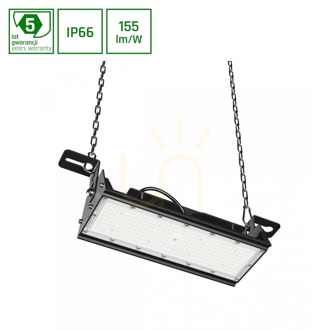 Halls Line 2 High Bay Light Bar 75W NW 230V 60 X90 St IP66 Ik10 547 X150 X130mm Black 5 Years Warranty. 0 10