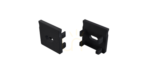 Check ALU end cap for LUMINES FLEXA profile black with hole