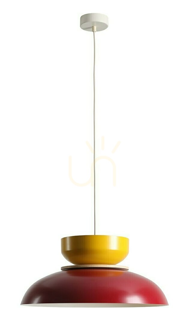 Pendelleuchte Aldex Aldo Light Rotwein Senf Metall 47 cm 1152G15_14_J