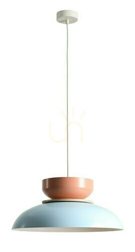 Check Aldex Aldo Light Baby Blue Coral Pendant Lamp 47 cm Metal 1152G29_11_J