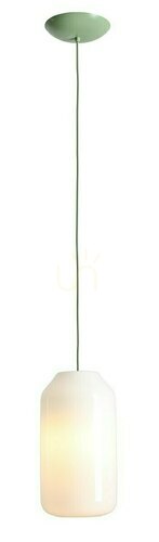 Check Pendant Light Aldex Flask Sage M 19 cm Metal Glass 8500G32_M