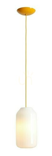 Check Yellow Opal Glass Pendant Light Aldex Flask Mimosa M 19 cm 8500G21_M