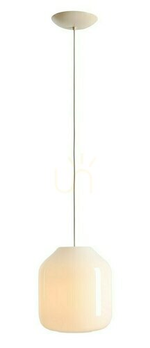 Check Cream pendant light Aldex Flask Cotton L 27 cm, opal glass, E27 8500G20_L