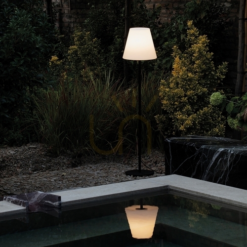 Check Table Lamp Ideallux Arcadia 365756 White 28 cm E27 IP44