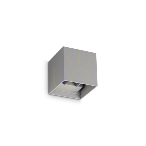Check Outdoor Wall Lamp Ideallux ATOM 366838 Anthracite Round 10 cm IP54 4000K