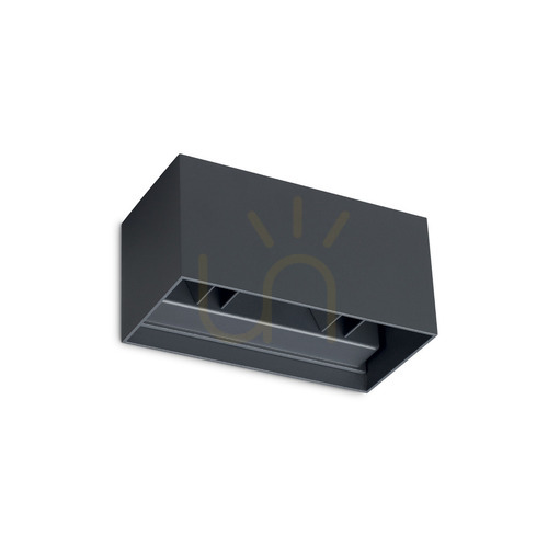 Check Outdoor Wall Lamp Ideallux ATOM 366852 Anthracite LED 25W 4000K IP54 20 cm