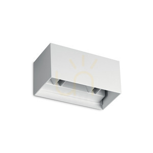 Outdoor Wall Lamp Ideallux ATOM 366869 White 20 cm IP54 4000K small 0