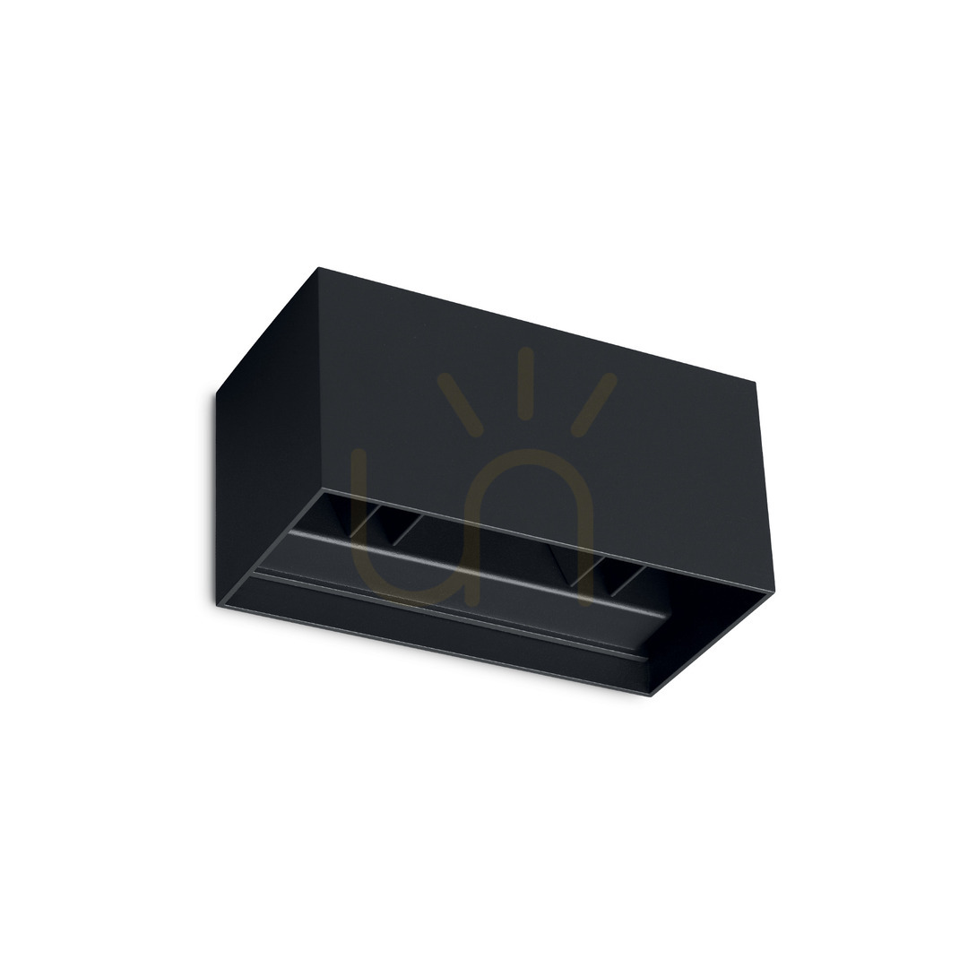 Outdoor Wall Lamp Ideallux ATOM 366906 Anthracite LED 25W 4000K IP54 20 cm