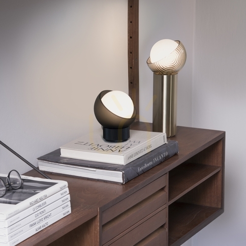 Check Table Lamp Ideallux Bloom Black Glass G9 11.5 cm 366517