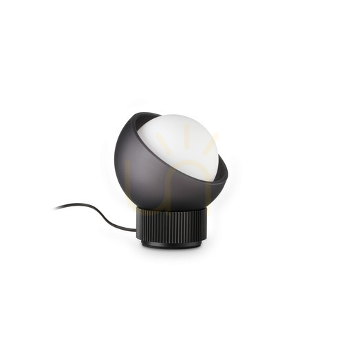 Check Table Lamp Ideallux Bloom Black Glass G9 11.5 cm 366517