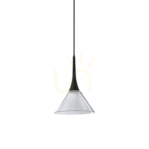 Check Pendant Light Ideallux Cocktail Transparent Glass 15 cm 353647