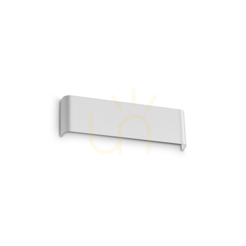Check Wall Light Ideallux Delta 366739 White Aluminum 30 cm 3xG9