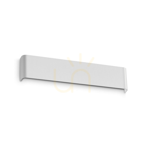 Check Wall Light Ideallux Delta White Aluminum 41 cm 366746