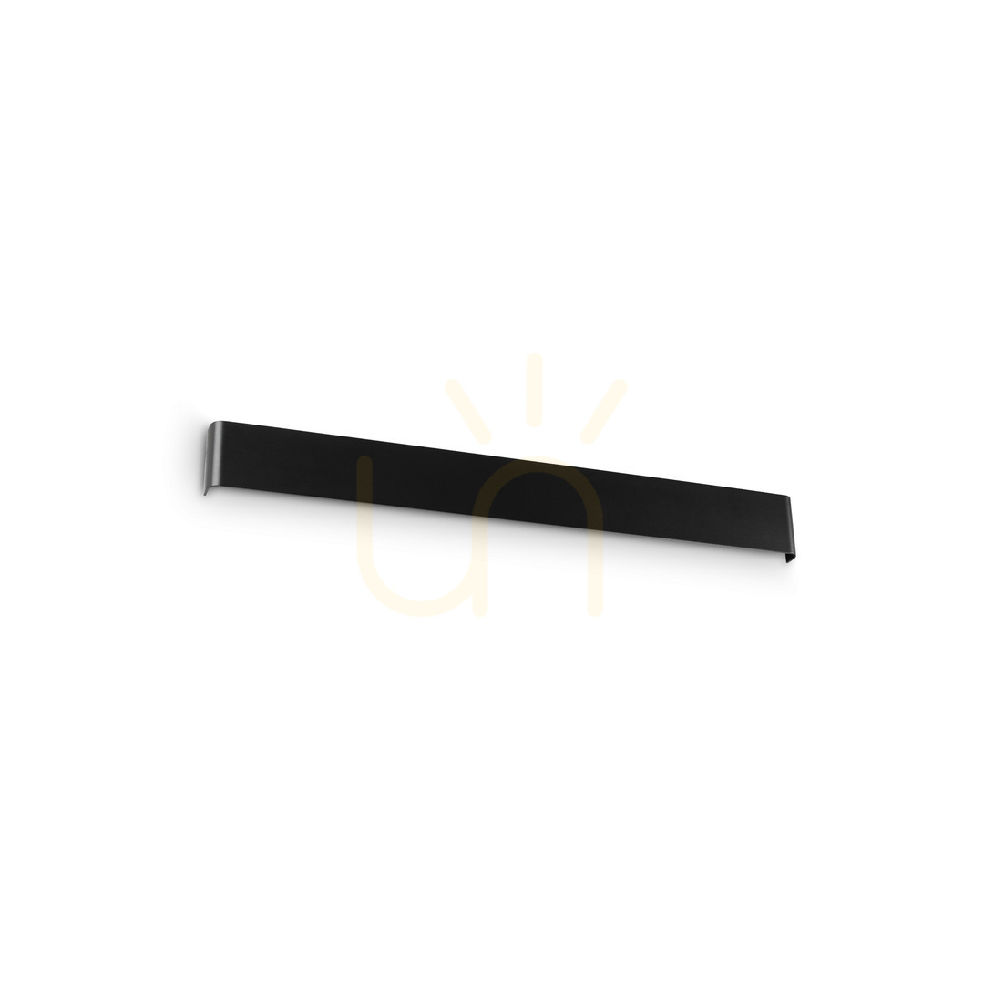 Wall Light Ideallux Delta 369778 Black Aluminum Ring 83 cm