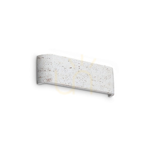 Wall Light Ideallux Delta 369501 Concrete LED 10W 3000K Round 30 cm small 0