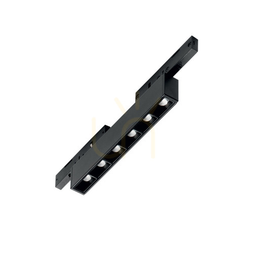 Check Track Light Ideallux DEVA Black 5W 4000K 14.5 cm 369907
