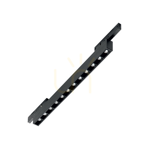 Check Track Light Ideallux DEVA 369938 Black LED 10W 4000K 24.1 cm
