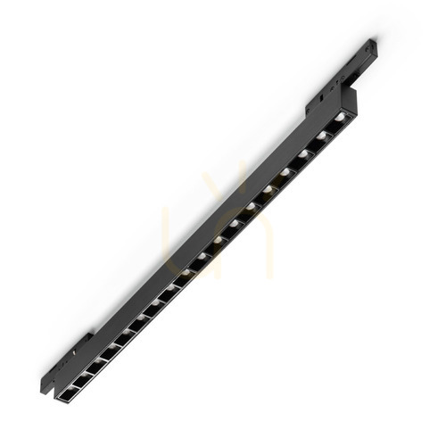 Check Track Light Ideallux DEVA Black LED 14W 4000K 33.5 cm 369976