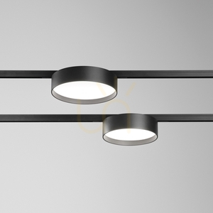 Track Light Ideallux DEVA 370057 Black 15W 4000K 11.3 cm small 1