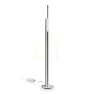 Standing Lamp Ideallux DORICA White LED 66W 190 cm 366227 small 0