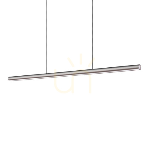 Check Pendant Light Ideallux Dorica Grey LED 140 cm 366463