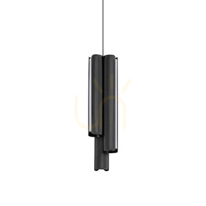 Pendant Light Ideallux Dorica Black 3xLED 27W 9.5 cm 366487 small 0