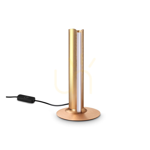 Check Table Lamp Ideallux Dorica 362557 Copper LED 8W 13 cm
