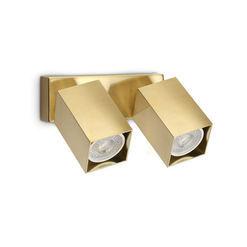 Check Wall Light Ideallux Dynamite Brass 2xGU10 16.5 cm 371245