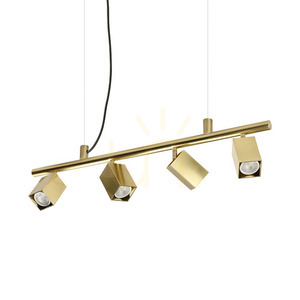 Pendant Light Ideallux Dynamite Brass 76 cm 4xGU10 371399 small 0