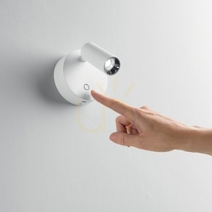 Wall Light Ideallux ELF 347479 White LED 3W Round 8.5 cm small 2
