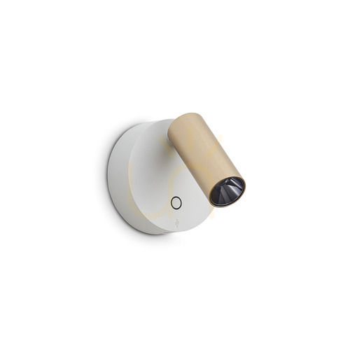 Check Wall Light Ideallux ELF Gold 8.5 cm LED 3W 347493