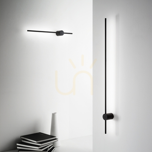 Check Wall Light Ideallux Essence Brass 115 cm LED 19W 3000K 371719