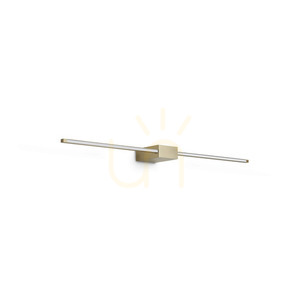 Wall Light Ideallux Essence Brass LED 12W 3000K 75 cm 371689 small 0