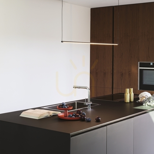 Check Pendant Light Ideallux Essence Brass LED 115 cm 3000K 371856